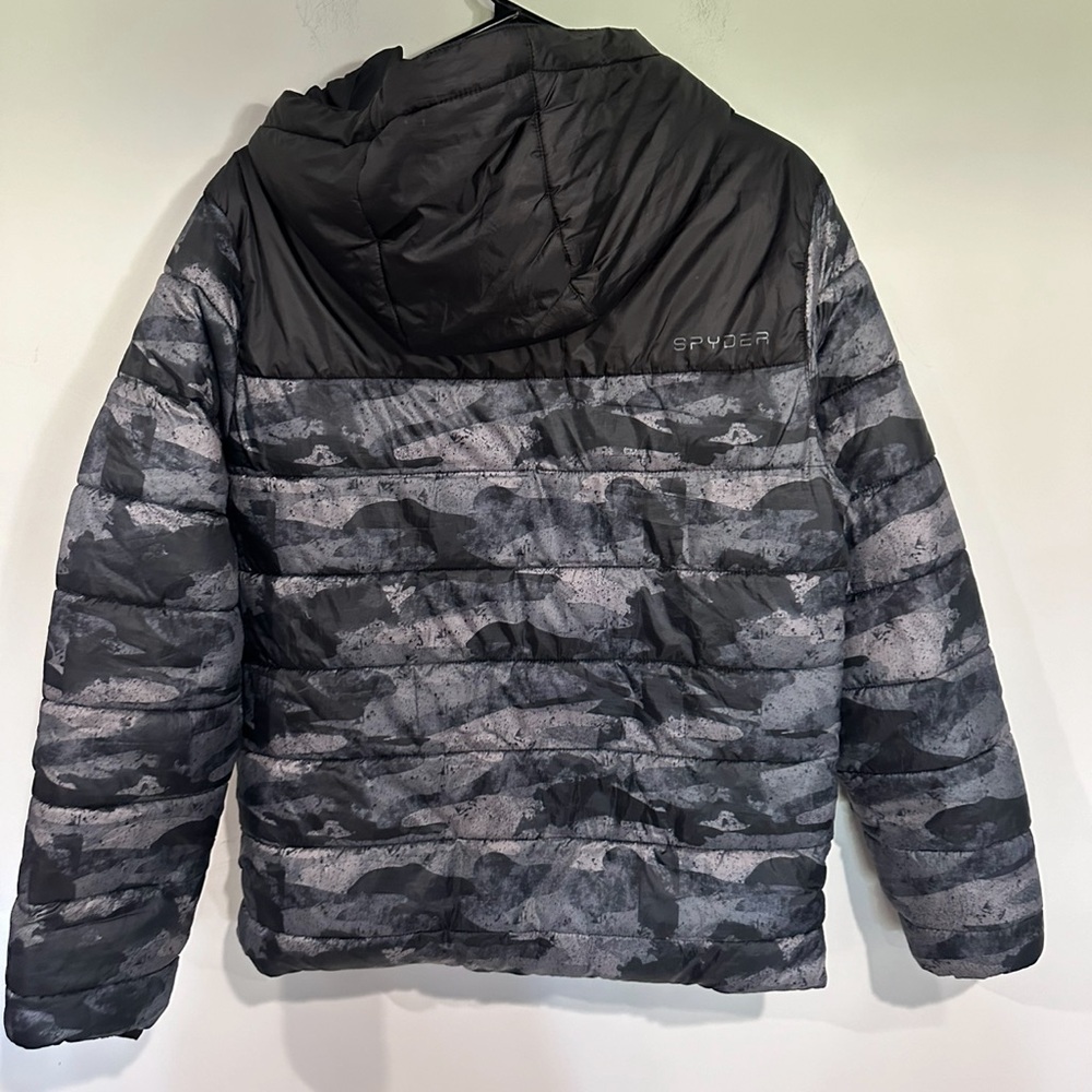 Spyder Coat Size Small Men Circuit Block Hooded J… - image 3